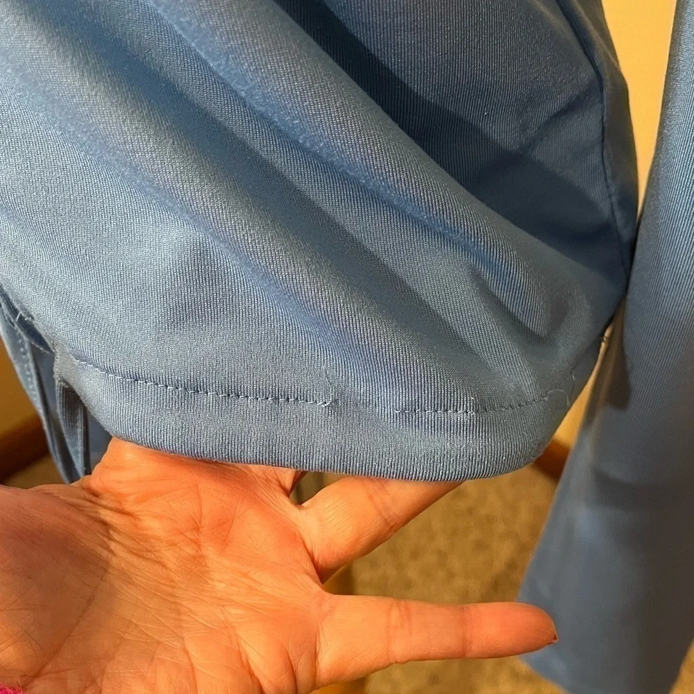 Ralph Ralph Lauren Light Blue Zip Up Lightweight Jacket Sz S